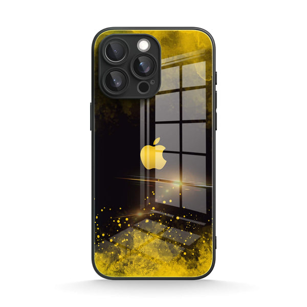 Sprinkle Gold | IPhone Series Tempered Glass Case