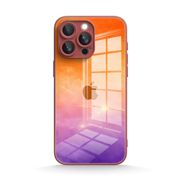 Sunset Color | IPhone Series Tempered Glass Case